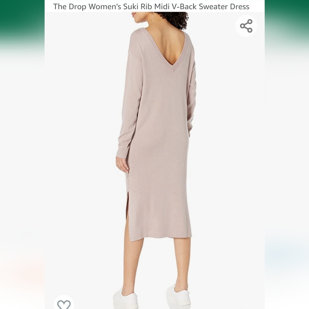 Sweater dress V-Back, Size S